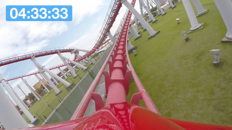 Front Seat Roller Coaster 5-Min Countdown